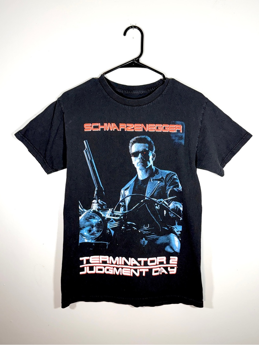 Terminator 2 Judgment Day Schwarzenegger Graphic T-Shirt Movie Retro Streetwear